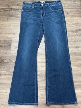 CAbi Jeans Flare Bootcut Stretch Denim Jeans Women’s Size 12 Long Inseam